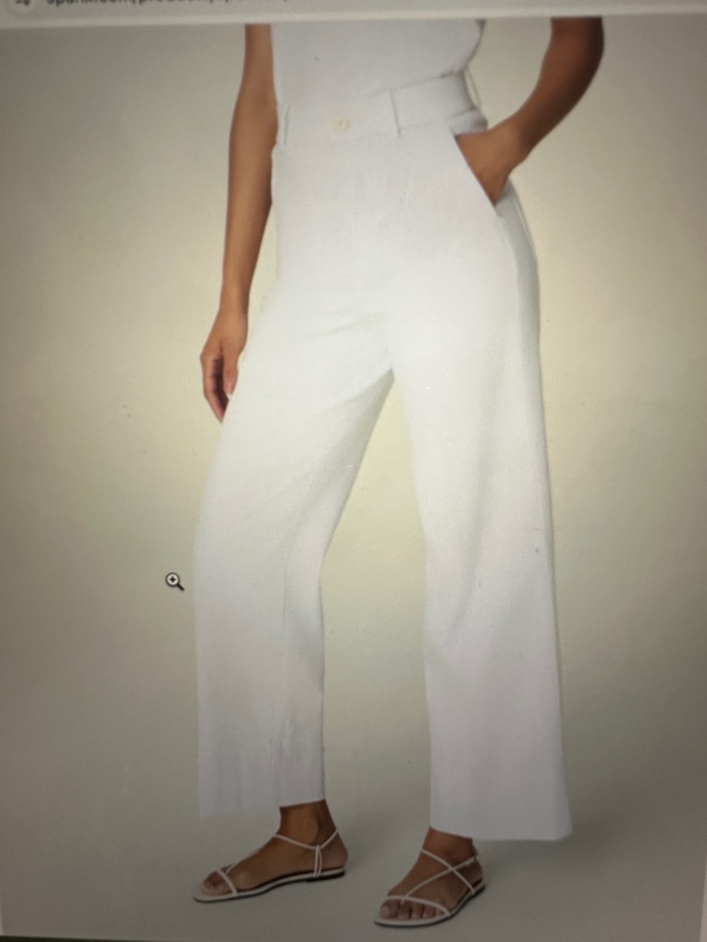 SPANX Cropped Wide Leg Pant NEW WITH TAGS